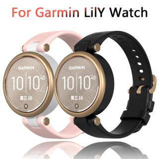 ภาพหน้าปกสินค้าสายรัดซิลิโคนสำหรับ Garmin Lily Women\'s Fitness Sport Strap สายสำรองกันน้ำสำหรับ Garmin Lily smartwatch อุปกรณ์เสริม ที่เกี่ยวข้อง