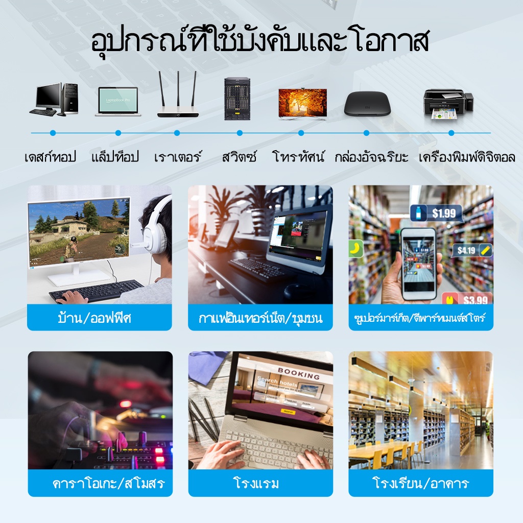 ภาพสินค้าVention สายแลน CAT8 สายเคเบิลเครือข่ายเกม RJ45 40Gbps 2000MHz SFTP PS4 เราเตอร์ คอมพิวเตอร์ ไฟเบอร์บรอดแบนด์ สำหรับเดสก์ท็อป แล็ปท็อป เราเตอร์ สวิตช์ทีวี จากร้าน ventionofficial.th บน Shopee ภาพที่ 7