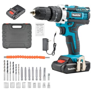 🔥 MAKITA สว่านไร้สาย สว่าน 3 ระบบ 148V มีระบบกระแทก Cordless Impact Drill สว่านกระแทก ไร้สาย สว่านแบต clx228x1