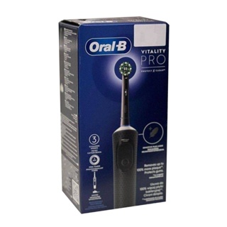 Oral-B Vitality Pro Rechargeable Electric Toothbrush (Black, 2 pin EU plug)