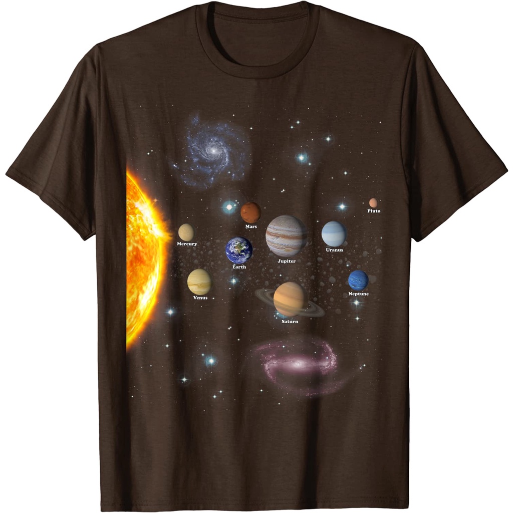 เสื้อยืดระบบสุริยะ-ชายหญิง-stem-kids-realistic-space-t-shirt