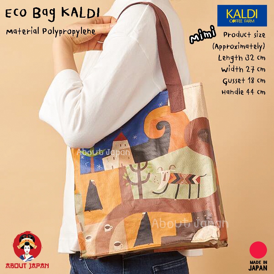 eco-bag-kaldi-ถุงคาลดี้ลดโลกร้อน-ลาย-kaldi-legend-นำเข้าจากญี่ปุ่น