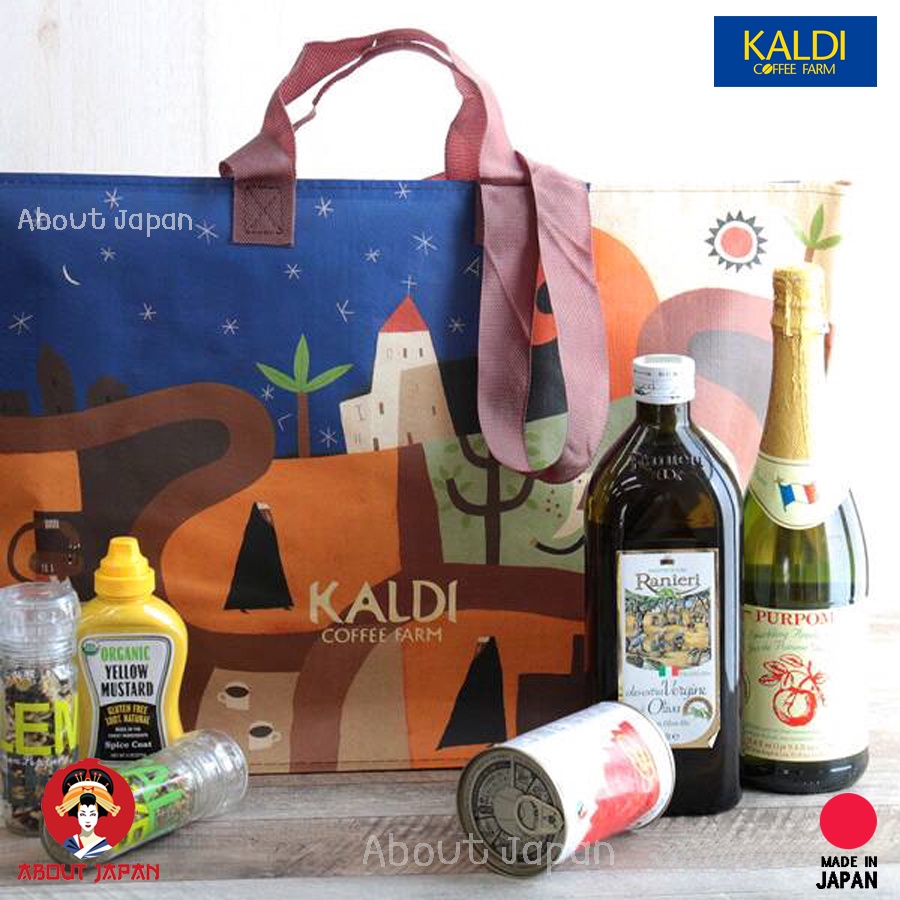 eco-bag-kaldi-ถุงคาลดี้ลดโลกร้อน-ลาย-kaldi-legend-นำเข้าจากญี่ปุ่น