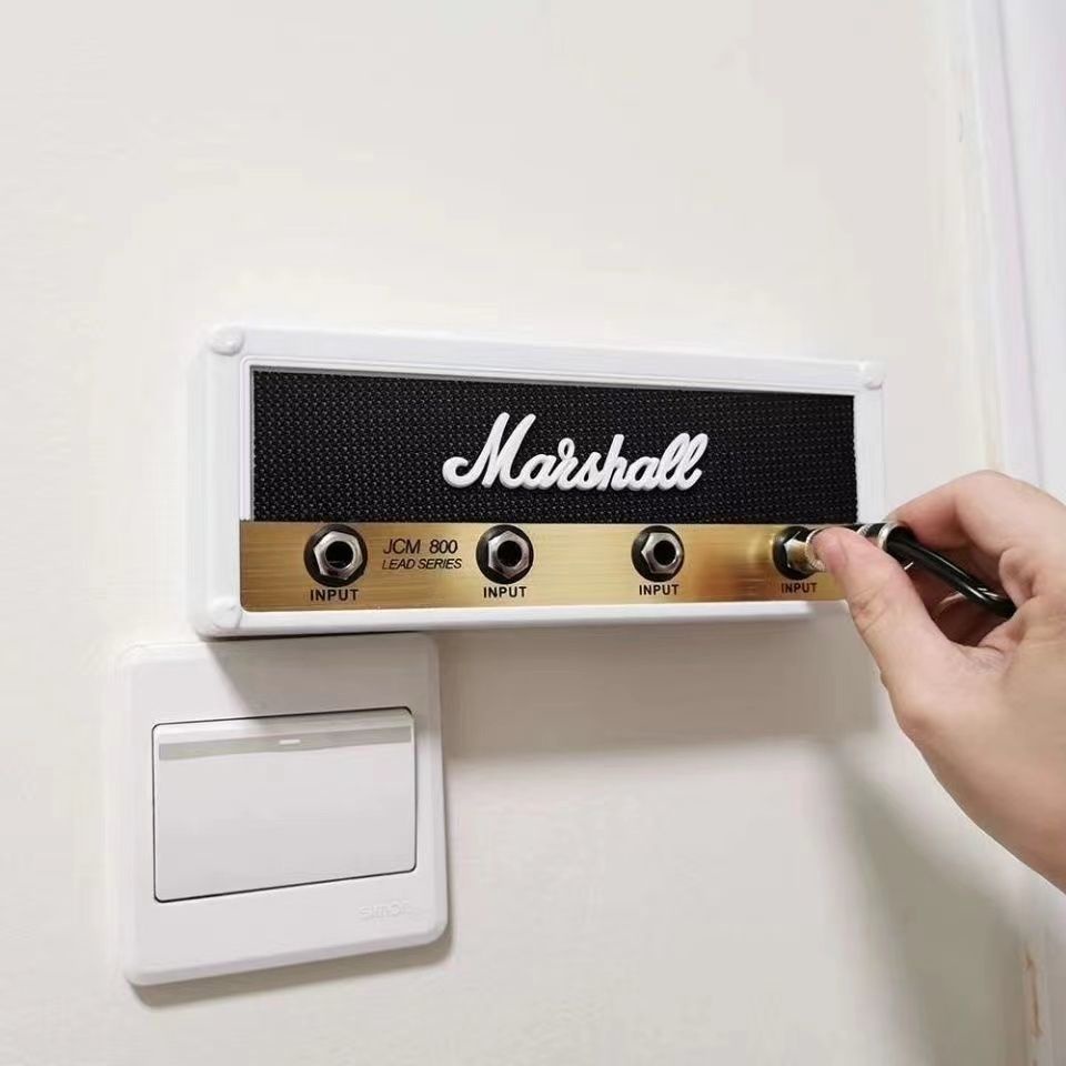 กีตาร์-marshall-รถพวงกุญแจของขวัญติดผนังกล่องเก็บกุญแจสร้างสรรค์จี้-marshall-ที่กำหนดเอง