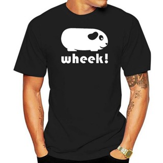 เสื้อแขนสั้น เสื้อยืดผ้าฝ้ายพรีเมี่ยม เสื้อยืดผ้าฝ้าย 100% พิมพ์ลาย Guinea Pig Wheek แนวเรียบง่าย สําหรับผู้ชาย