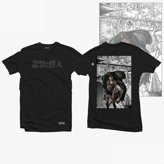 เสื้อยืด สะดวกสบาย™⊙۞เสื้ออนิเมะ - Attack on Titan - Levi·Ackerman แขนสั้นผ้าฝ้ายพิมพ์ลายอนิเมะล่าสุด   มังงะอาร์ตลีวาย