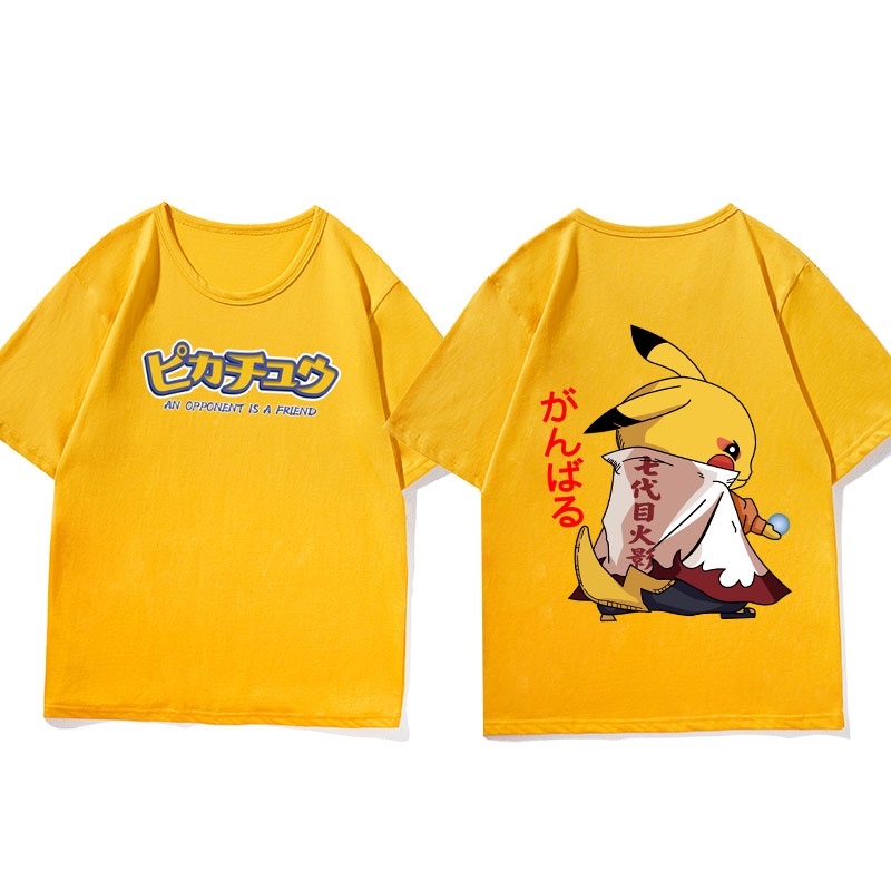 การ์ตูน-เสื้อยืด-naruto-pikachu-ชาย-ชุดคู่-naruto-sasuke-ในเสื้อยืดเทรนด์สุดฮอต