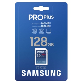 Samsung 128GB PRO Plus UHS-I SDXC Memory Card 2021 (Read: 160MB/s), MB-SD128K