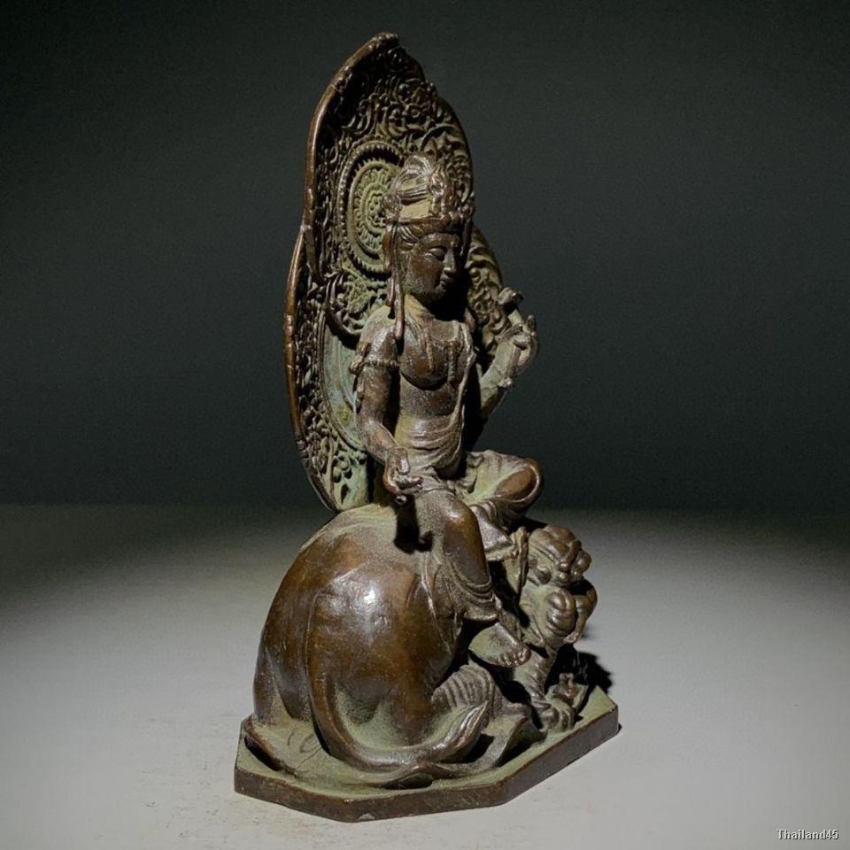 ของเก่า-ทองแดงบริสุทธิ์-puxian-bodhisattva-เครื่องประดับ-ของเก่า-สินค้าเก่า-old-bronze-ของเก่า-กระเป๋าแท้-กระเป๋าเก่า-ข