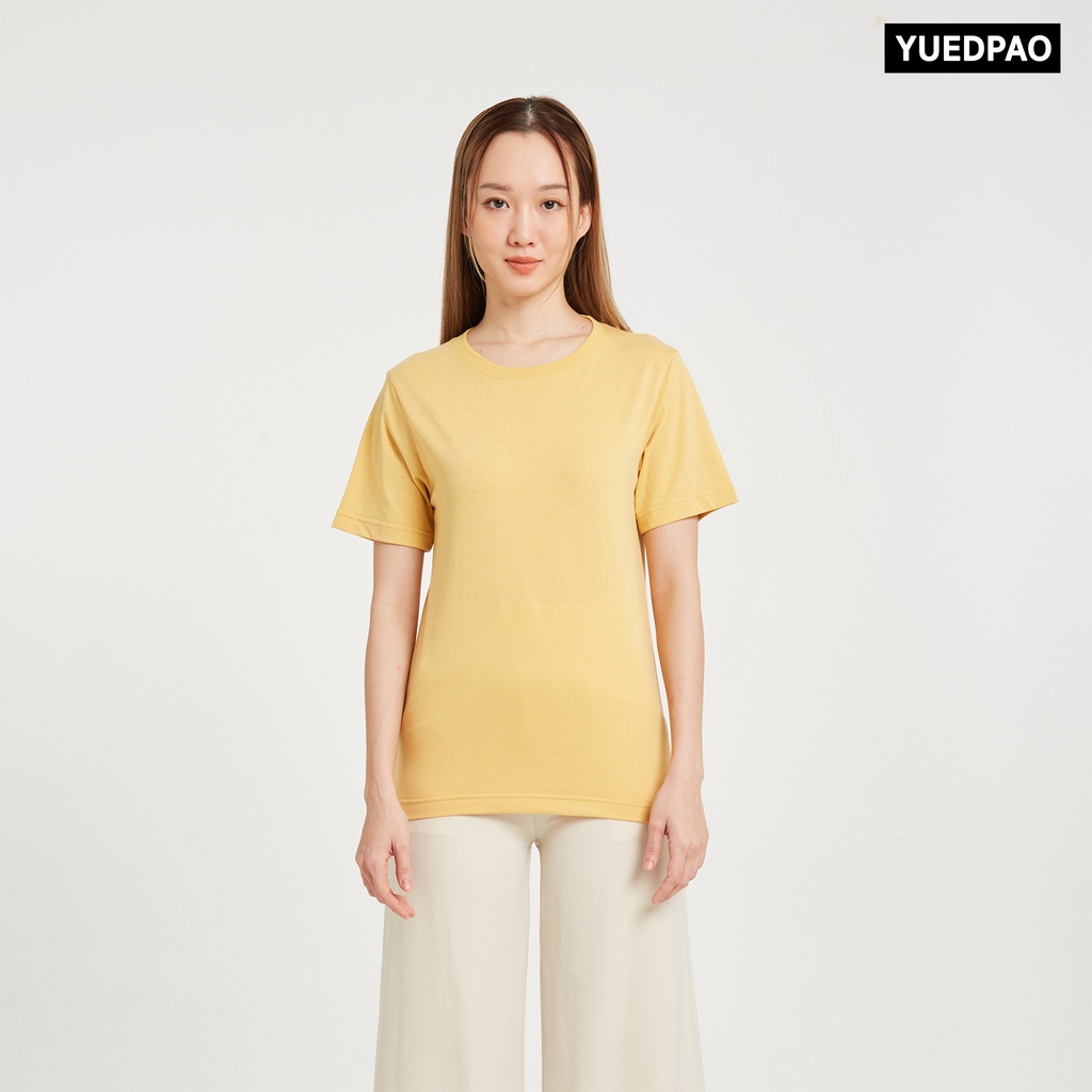ภาพสินค้าYuedpao ยอดขาย No.1 รับประกันไม่ย้วย 2 ปี ผ้านุ่ม ยับยาก ไม่ต้องรีด เสื้อยืดเปล่า เสื้อยืดสีพื้น เสื้อยืดคอกลม สี Honey จากร้าน yuedpao บน Shopee ภาพที่ 5