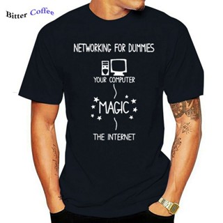 เสื้อยืดคอกลม เสื้อยืดครอปเสื้อยืดแขนสั้นลําลอง ผ้าฝ้าย พิมพ์ลาย Nerd It Computer Programmer สําหรับผู้ชายS-5XL