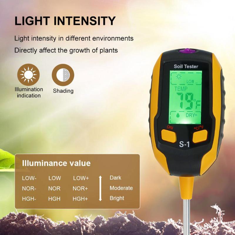 4in1-เครื่องวัดค่าดิน-soil-ph-meter-ความชื้น-อุณหภูมิ-แสง-เครื่องวัดดิน-ระบบดิจิตอล-soil-survey-instrument