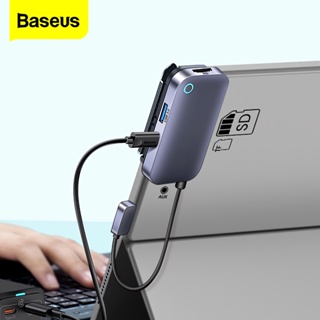 Baseus 6 in 1 อะแดปเตอร์ฮับ USB Type C เป็น HDMI สําหรับ MacBook Pro Air