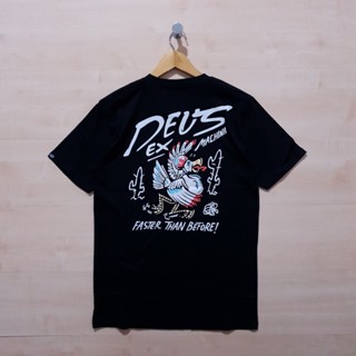 เสื้อยืดแขนสั้น พิมพ์ลาย Deus Ex Machina แฟชั่นสําหรับผู้ชาย