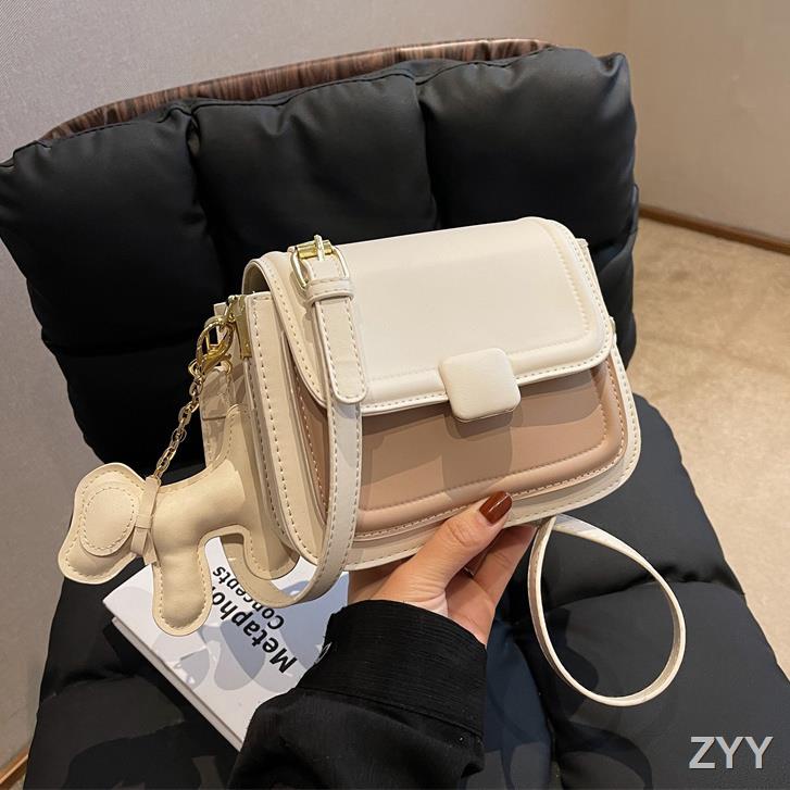 high-end-all-matchกระเป๋าสะพายไหล่ผู้หญิง-2023-ใหม่ออกแบบเฉพาะกระเป๋าmessengerแฟชั่นกระเป๋าสี่เหลี่ยมขนาดเล็กสไตล์ระเบิด