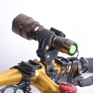 HOT_ ไฟฉายติดจักรยานแบบปลดเร็ว 90 องศาหมุนได้สำหรับจักรยานอเนกประสงค์ LED สำหรับกล้องโทรทรรศน์