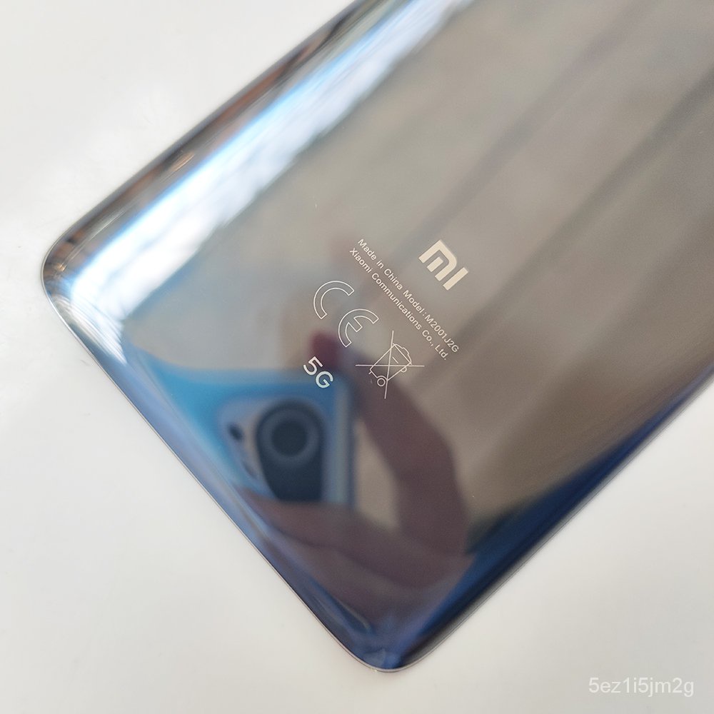 สำหรับ-xiaomi-mi-10-5กรัมเดิมแก้วกลับที่อยู่อาศัยด้านหลังปกคลุมด้วยกาวกลับประตูเปลี่ยนฮาร์ดแบตเตอรี่กรณีกล้องเลนส์