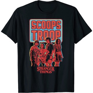 Netflix Stranger things scoops troop Portrait T-Shirt