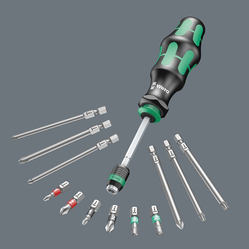 ۩เครื่องมือฮาร์ดแวร์ wera Vera เยอรมัน KK25 KK20A ชุดหัวไขควงชุดดอกบ๊วย ...