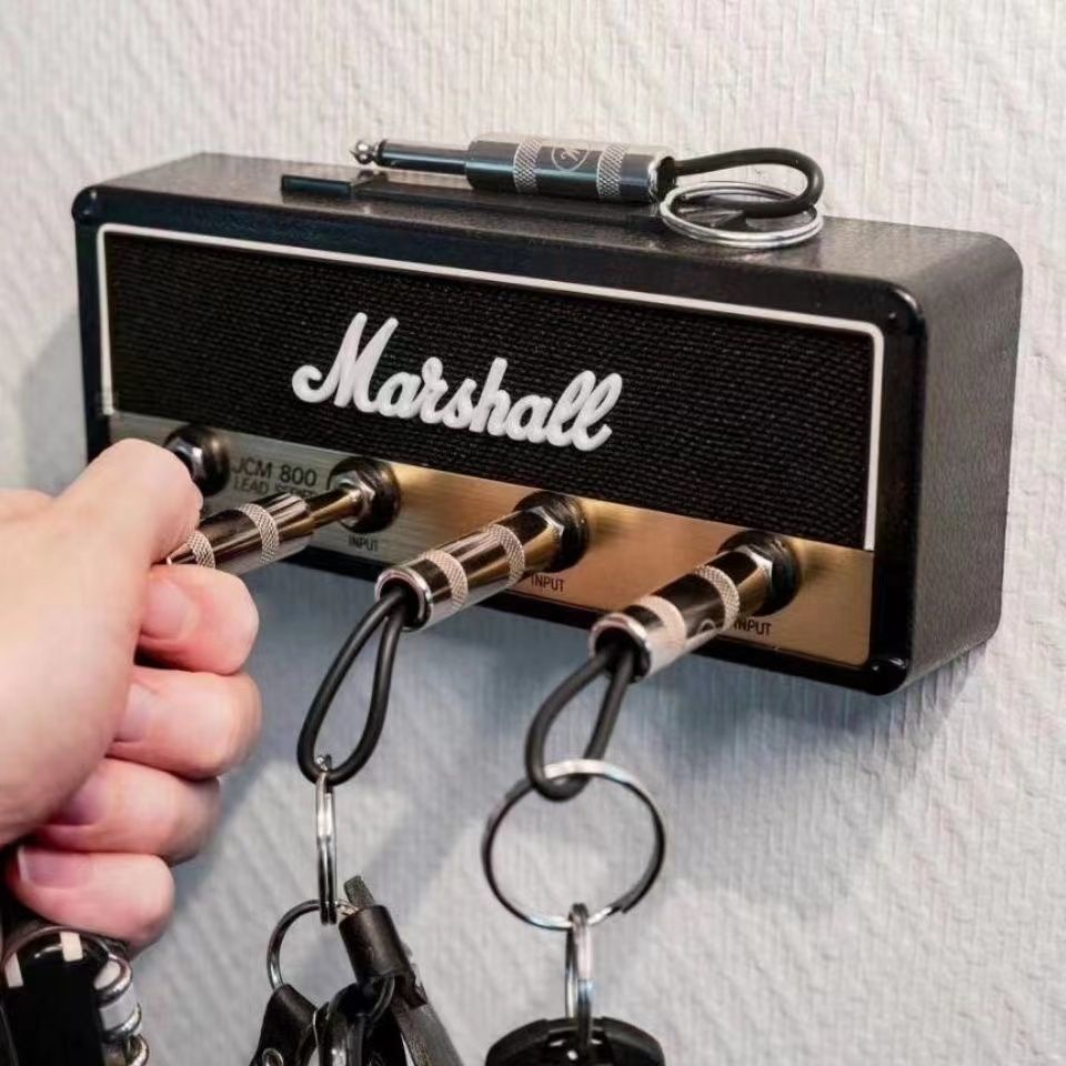 กีตาร์-marshall-รถพวงกุญแจของขวัญติดผนังกล่องเก็บกุญแจสร้างสรรค์จี้-marshall-ที่กำหนดเอง