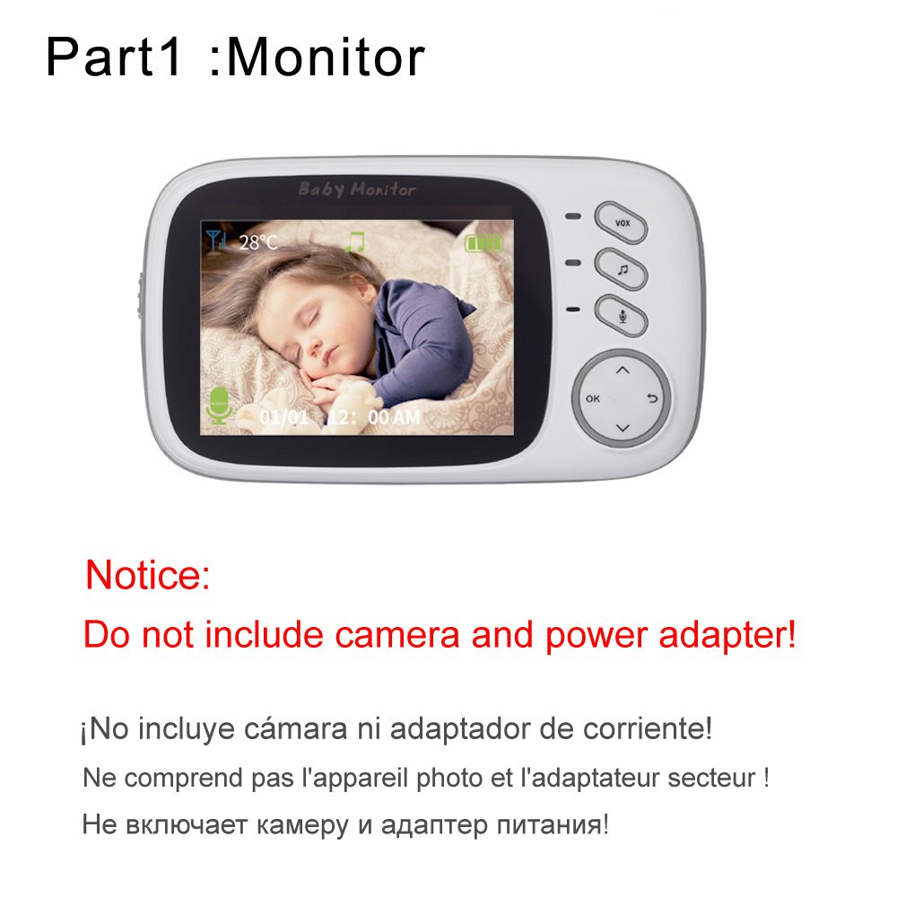 baby-monitor-accessories-วิดีโอไร้สายสี-baby-monitor-อุปกรณ์เสริมสำหรับกล้องเด็กสำหรับ-bm603-vb603