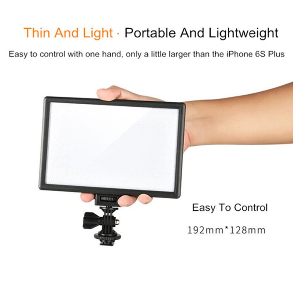 viltrox-l116t-led-video-light-ultra-thin-lcd-bi-color-amp-dimmable-dslr-studio-led-light-แผงโคมไฟสำหรับกล้อง-dv-กล้องวิดีโ