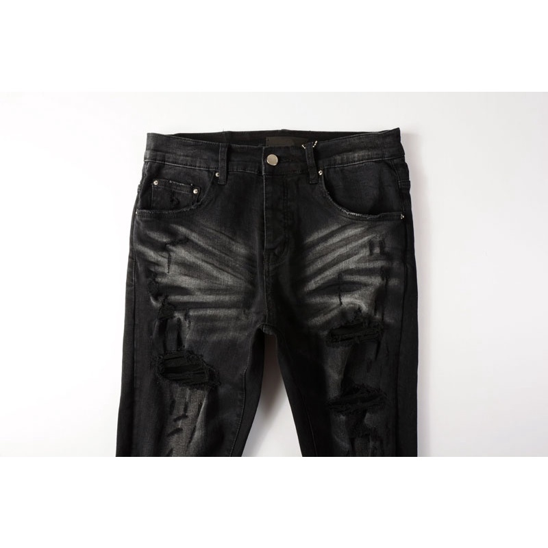 trendamiri-new-men-jeans-black-grey-slim-fit-and-hole-high-street-denim