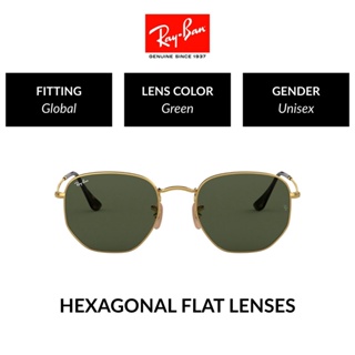 สินค้า Ray-Ban Hexagonal - RB3548N 001 -sunglasses