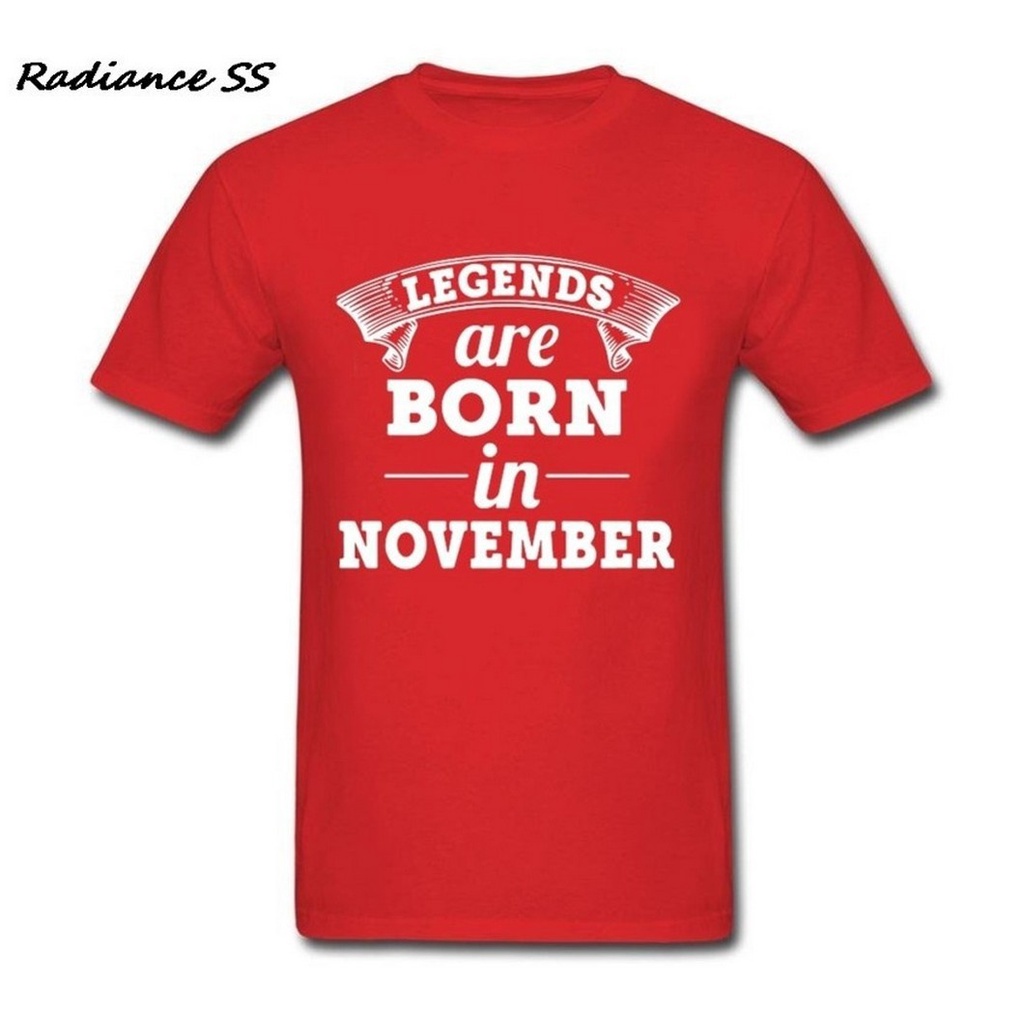 เสื้อเชิ้ตแขนสั้น-เสื้อยืดแขนสั้น-hip-hop-legends-are-born-in-november-birth-red-mens-short-round-t-shirts