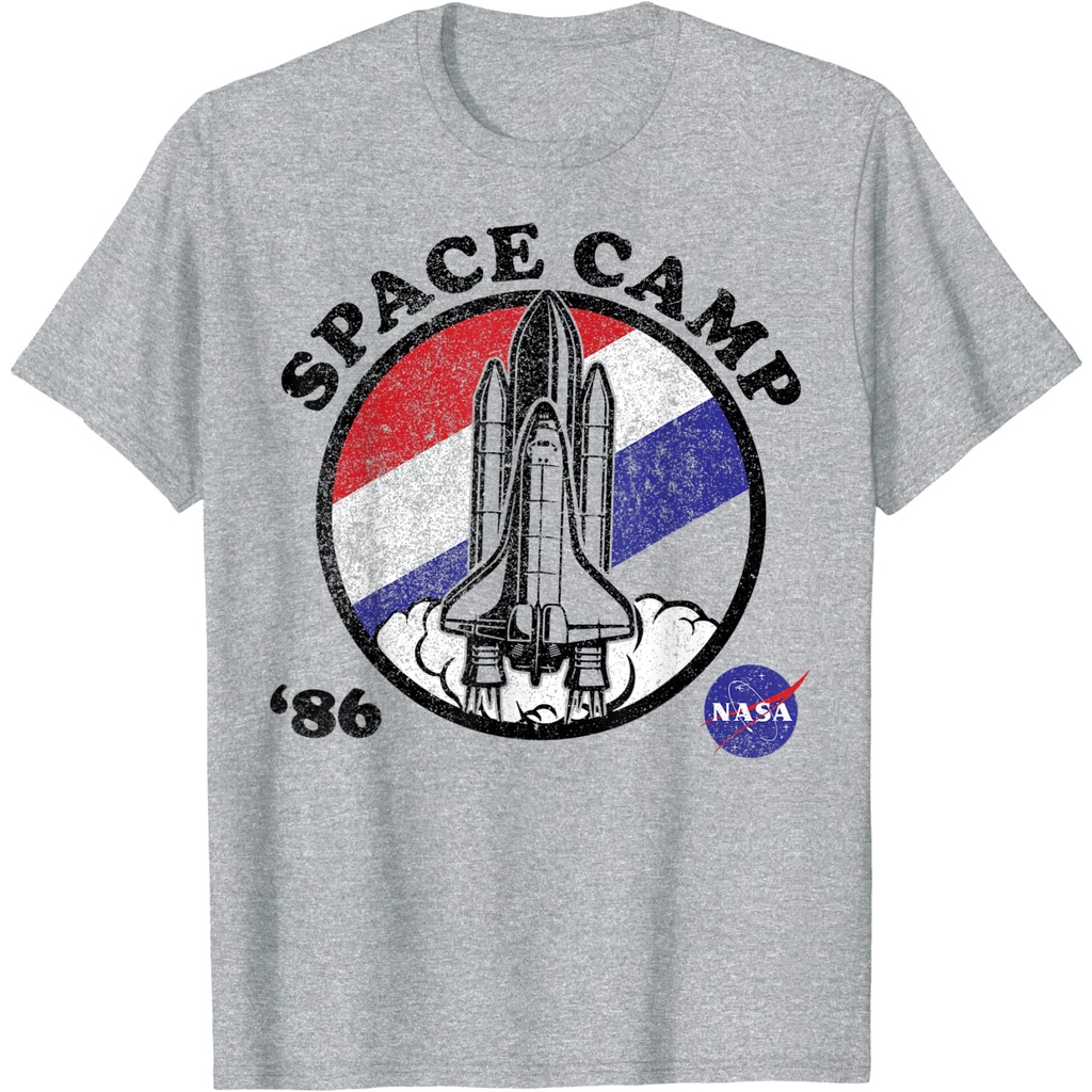 nasa-space-camp-เสื้อยืดป้ายสีแดงขาวและน้ำเงิน-86