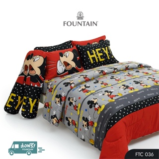 ภาพหน้าปกสินค้าFountain FTC036 การ์ตูน Mickey Mouse ลิขสิทธิ์แท้มิกกี้เมาส์ด้วยชุดเครื่องนอนฟาวน์เทน ผ้าปูที่นอน ผ้าห่มนวม ที่เกี่ยวข้อง