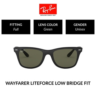 สินค้า Ray-Ban Wayfarer Liteforce Polarized - RB4195F 601S9A  size 52 -sunglasses