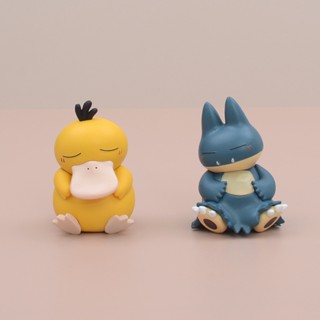 Kawaii โมเดลฟิกเกอร์ PVC อนิเมะโปเกม่อน Sleep Starry Dream Series Psyduck Snorlax ขนาด 6-7 ซม.