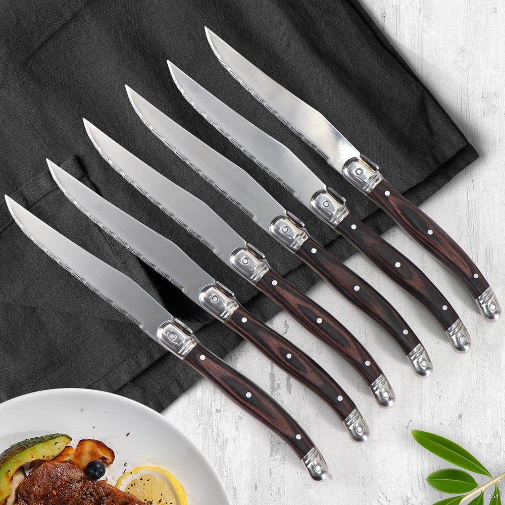 มีดสเต็ก Authentic Laguiole Steak Knives Laguiole Steak Knives Set 6