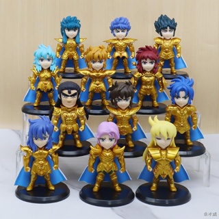 โมเดลฟิกเกอร์ Pvc อนิเมะ Gold Saint Seiya Knights Of The Zodiac ของเล่นสะสม สําหรับเด็กผู้ชาย 6 ชิ้น ต่อชุด