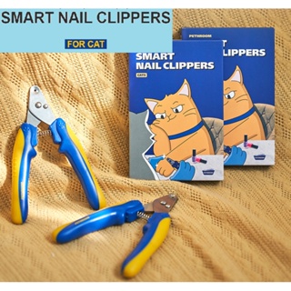 [Pethroom] กรรไกรตัดเล็บอัจฉริยะ รูปแมว (ทรงกลม) (Cat Smart Nail clipper)