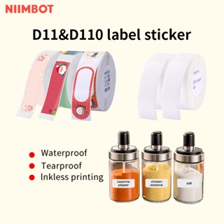 สินค้า Niimbot D101/D11/D110 สติ๊กเกอร์ฉลากกระดาษกันน้ํา
