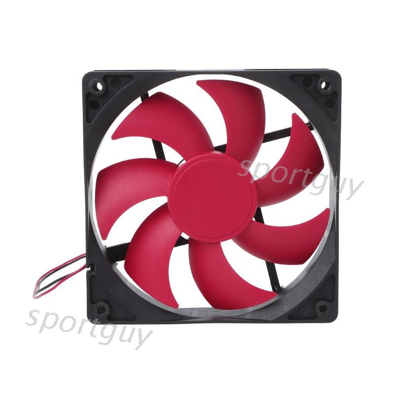 Mini 120x120x25mm DC 12V 0.16A 2 Pin 7-Blade Blower Cooling Fan Cooler ...