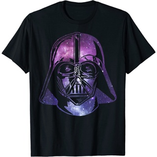 เสื้อยืด Star Wars Darth Vader Space HELMET Galaxy