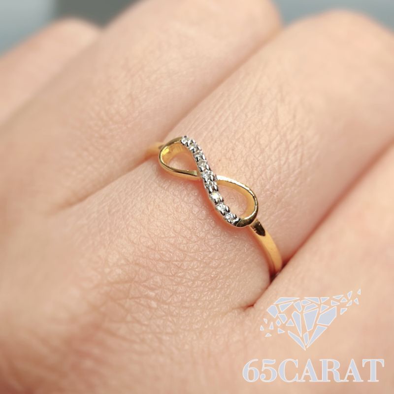 65carat-แหวนเพชรแท้น้ำ100-0-05กะรัต-ทองคำแท้-9k