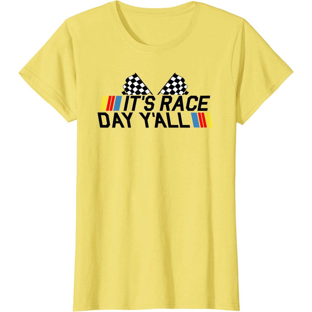 its-race-day-yall-funny-racing-drag-car-truck-track-เสื้อยืดผู้หญิง