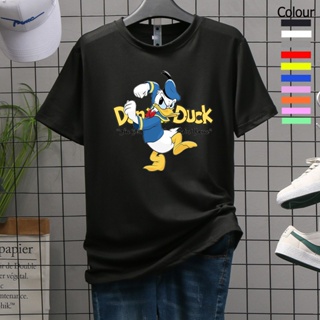 [S-5XL] Donald Duck เสื้อยืด สินค้าขายดี เสื้อสกรีน เสื้อคอกลม โดนัลด์ ดั๊ก พร้อมส่ง เสื้อทีเชิร์ตเสื้อยืดคอกลมแฟชั่น