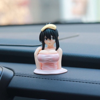 6cm Car Decoration Chest Shaking Kanako Action Figure Anime Sexy Girl Cute PVC Collection Model Dolls Toys for Gifts