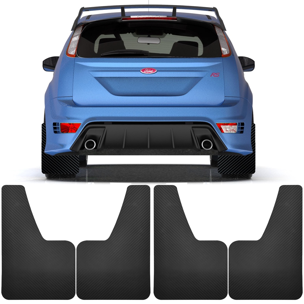 Voor Ford Voor Focus ST RS SE ST170 ST225 ST250 ST300 RS500 Mk MK2 MK3 Mk3.5 MK4 2 3 4 Spatlappen Spatlappen Splash Guards Spatbord (Kleur : 2pcs-set Red