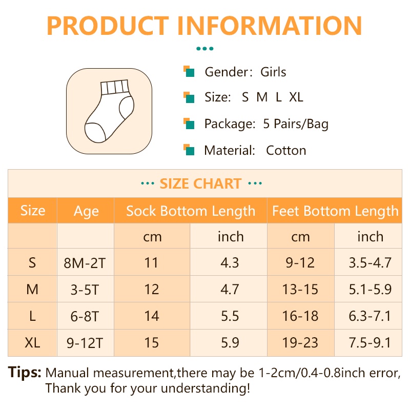 ljmofa-kids-ถุงเท้าสาวอายุ-1-12-ปี-5-คู่ฤดูร้อนตาข่ายบางระบายอากาศน่ารักสีชมพูอ่อนถุงเท้าสาวสี่สไตล์