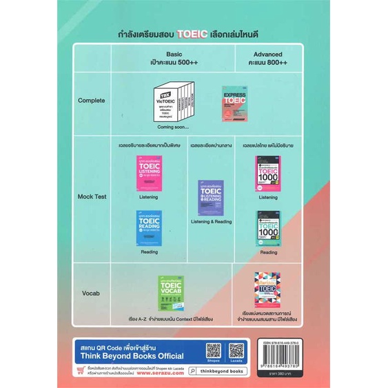 หนังสือ-tbx-express-toeicคู่มือสอบtoeic-ฉ-เร่งรั-สินค้าพร้อมส่ง