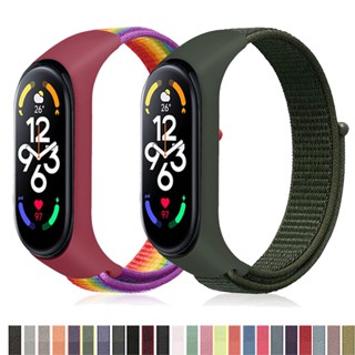 สายเข็มขัดไนล่อนสําหรับ Mi Band 6/5/4/3 Mi Band 5 Mi Band 4 Send