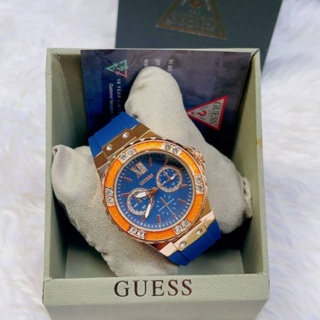 ภาพขนาดย่อของภาพหน้าปกสินค้านาฬิกาGuess นาฬิกาเกรส ขอบเชือก ขอบเพชร จากร้าน atiwattammanon บน Shopee