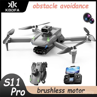 KBDFA S11 Pro HD กล้องคู่จมูก GPS หลีกเลี่ยงอุปสรรค RC เฮลิคอปเตอร์ออปติคอลไหล Brushless มอเตอร์มืออาชีพ Q Uadcopter ของ