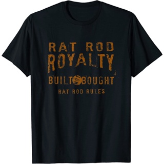 RAT Rod Royalty เสื้อยืดวินเทจ Hot Rod Built not Buy